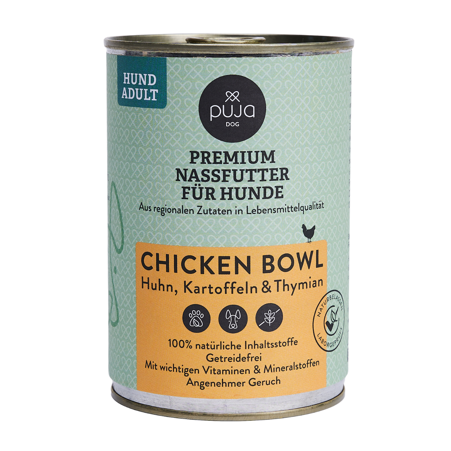 Premium Nassfutter für Hunde - feine Chicken Bowl 400g