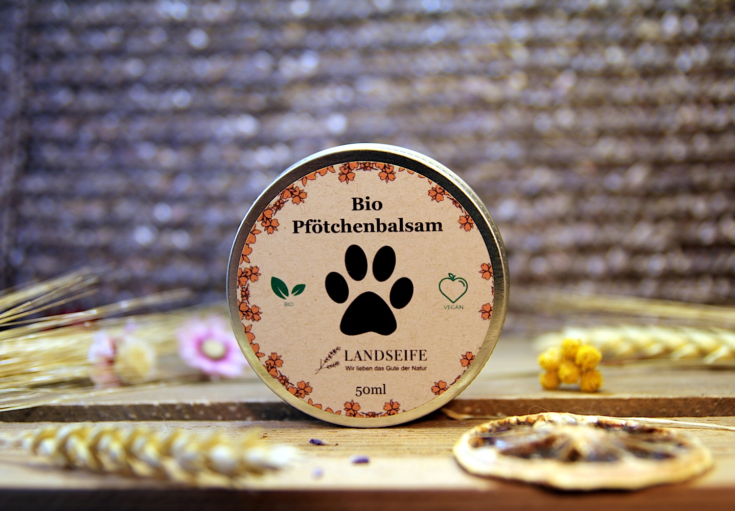 Bio Pfötchenbalsam für Hunde  - Sanfter Schutz und natürliche Pflege 50ml